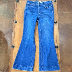 Wrangler Women's Bright Blue Wide-Leg Flare Jeans